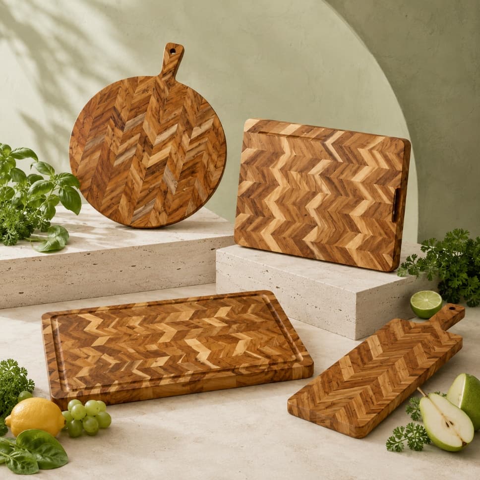Luxury Teak Serving Tray